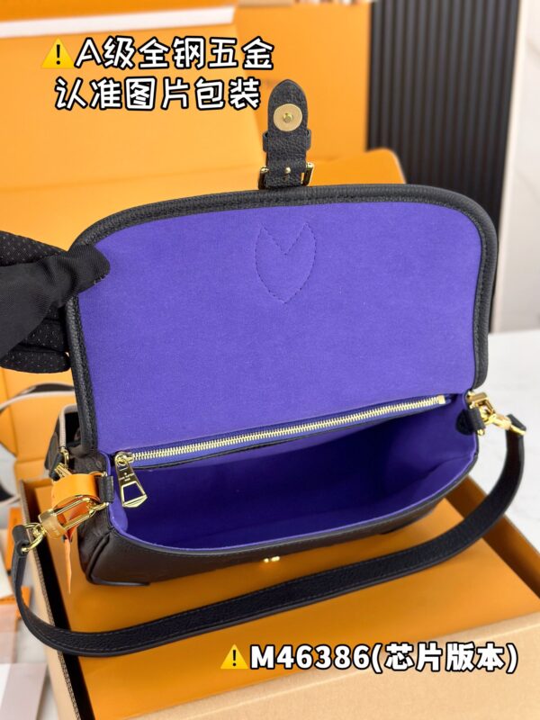 【特级MB原厂皮】DIANE 手袋型号：M46386材料：A+级全钢五金，进口原厂皮包装：全套特级免税MB包装尺寸：24x15x9cm