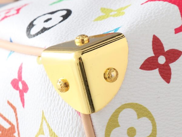 💰升级原版 M13805 M13257  M40390 lv村上隆联名NANOSPEEDY 手袋本款Nano Speedy手袋结合Monogram帆布和牛皮革饰边印花、以33种缤纷色彩演绎白三彩黑三彩推出十二截火爆全球深受明星名人喜爱。25.0 x 19.0 x 15.0 厘米